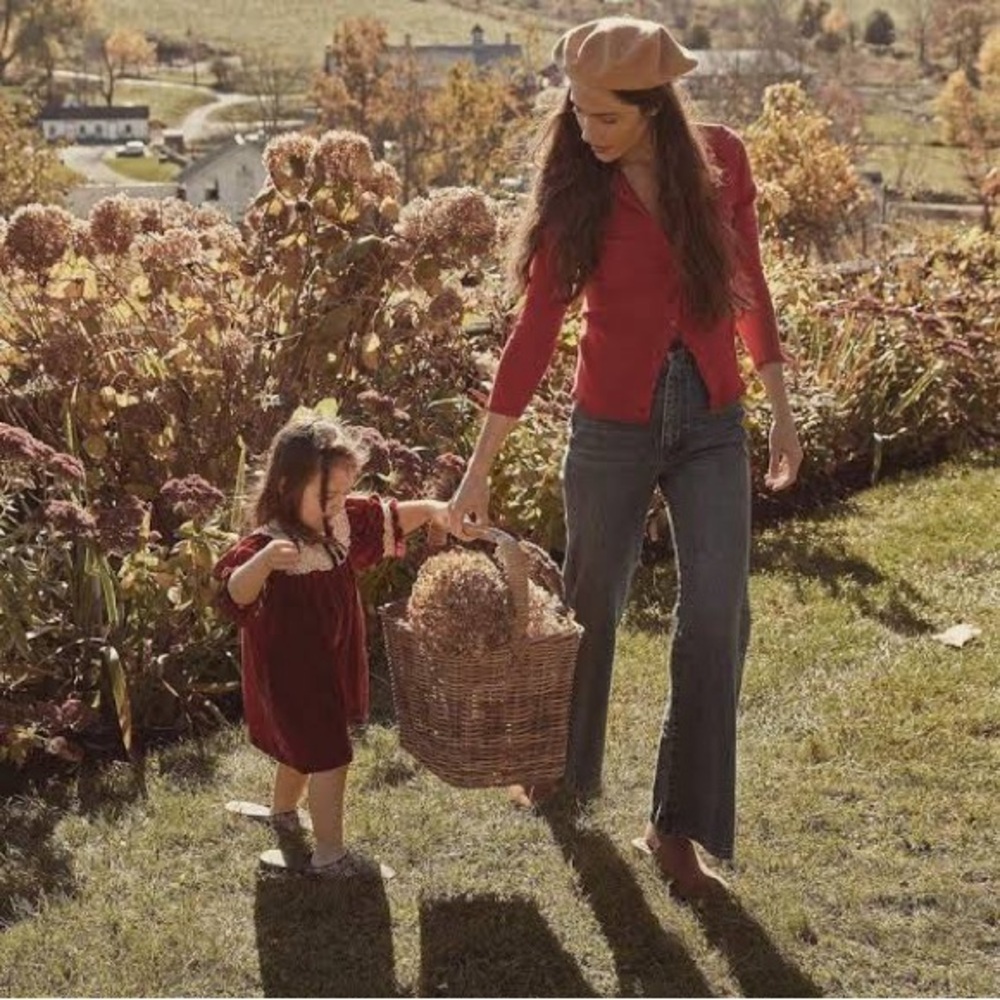 Doen Demi Cardigan in Cherry Red! - Picture 3 of 6